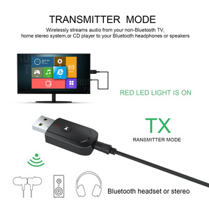 Receptor y transmisor de Audio Bluetooth 5,0, Mini estéreo, AUX, USB, Conector de 3,5mm para PC, auriculares, Kit de coche, adaptador inalámbrico - Product Image 4