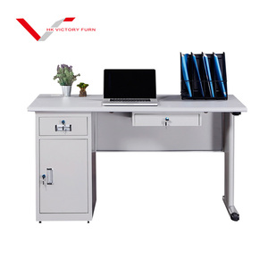 Escritorio de computadora de metal contemporáneo de alta calidad, marco de mesa de escritorio de oficina, mesa de personal - Product Image 1