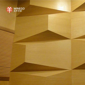 WINEGOアコースティックディフューザー壁パネル,3D防音バストラップ,中国
