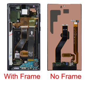 จอแสดงผล LCD โทรศัพท์มือถือสำหรับ Samsung Galaxy S 5 6 7 8 9 10 20 Plus อัลตร้าพร้อมกรอบหน้าจอสัมผัส
