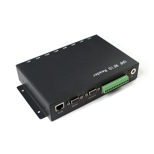Lector RFID de largo alcance, antena 33dBi, ISO 18000-6C, 8 puertos UHF, lector RFID integrado para Control de acceso