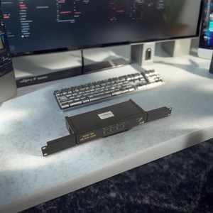 <strong>4</strong> in <strong>1</strong> Out DVI USB <strong>KVM</strong> Switcher 4x1 Selector for <strong>4</strong> Computers Share Keyboard Mouse and <strong>1</strong> HD Monitor