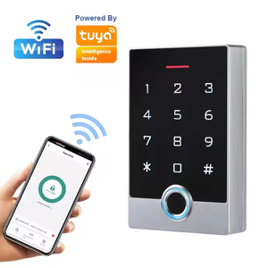 IP68 Wasserdichtes Tuya <span class=keywords><strong>Wifi</strong></span> Tür zugangs kontroll system Standalone-Tastatur Rfid-Karte Finger abdruck Tür Zugangs kontrolle