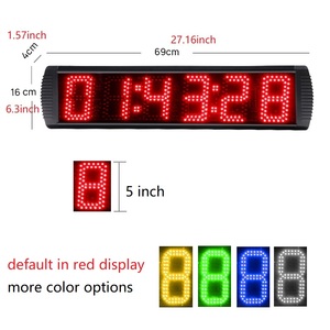 YIZHI 5 pollici altezza LED conto alla rovescia cronometro in esecuzione cronometro orologio temporizzatore orologio digitale Timer con le opzioni del pulsante di arresto di avvio - Product Image 4