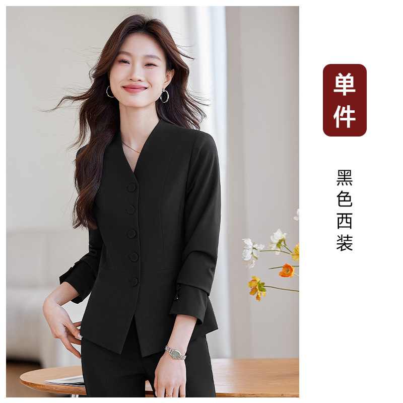 black suit