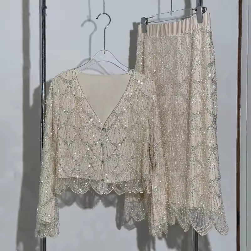 Ensemble beige