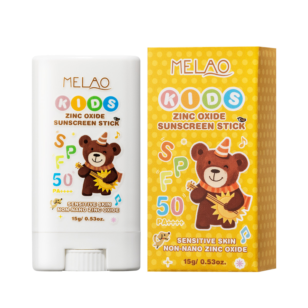 Bâton de protection solaire à l'oxyde de zinc pour enfants