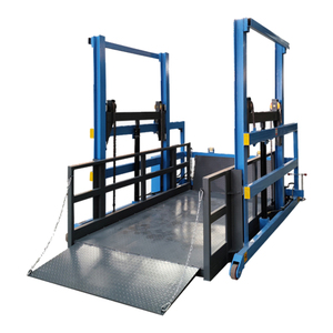 Nueva condición, 3 toneladas, mesas elevadoras eléctricas portátiles de acero inoxidable, plataforma, bomba de Motor de muelle, elevador de carga y descarga móvil - Product Image 1