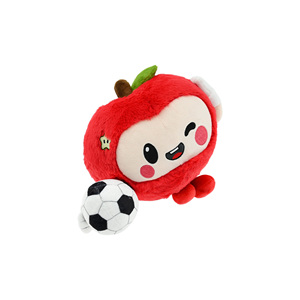 デザイナーかわいいリンゴ柄ぬいぐるみソフトで快適な装飾とコンパニオンシップ - Product Image 5