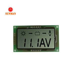 7 Segment LCD-Modul tn benutzer definierte monochrome Solarenergie Generator Beschilderung Batterie ladung Lades teuerung Bildschirm Anzeige LCD - Product Image 2