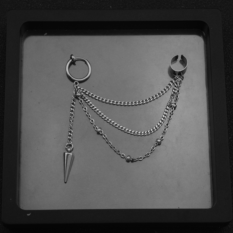 E024-S2 (One no ear hole an earring)