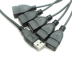 สายต่อ USB ความเร็วสูง, สาย USB ตัวผู้กับยูเอสบีหัวต่อตัวเมียสายรับส่งข้อมูล5 Lead - Product Image 5
