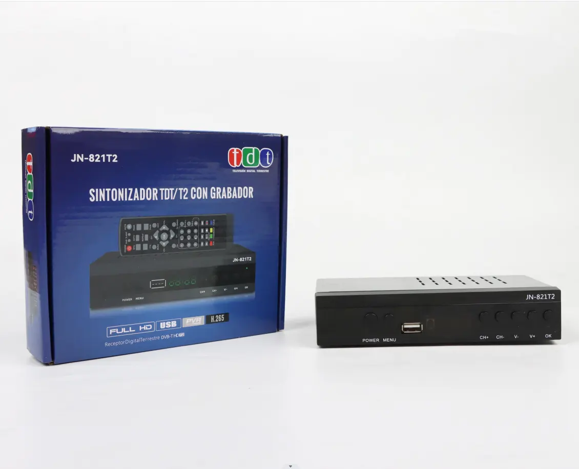 Hazır İspanya polonya İtalya H265 terrestri dijital tedarikçisi wifi tv 1080P DVB T2 c evrensel dvb t2 stb hazır stok turner dekoder