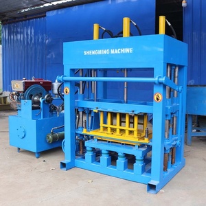 QT4-40 manuale utilizzato finitrice macchina del blocco in calcestruzzo che fa la macchina in Zambia - Product Image 3