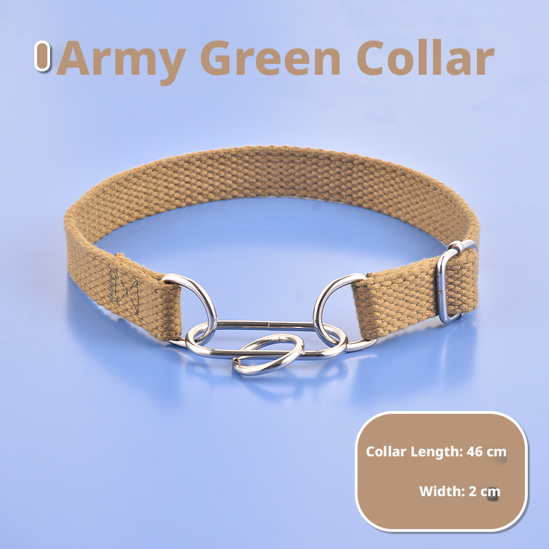 Khaki collar