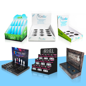 Caja de exhibición de papel, producto personalizado, venta al por menor, expositor de cartón para uñas dulces, pestañas - Product Image 4