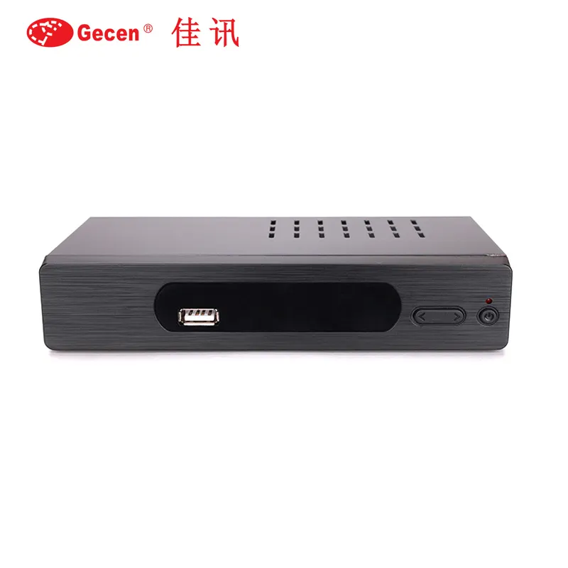 Gecen H.265 MPEG4 AC3 FTA Receptor de DVB-T2 digital modelo HDTR 875