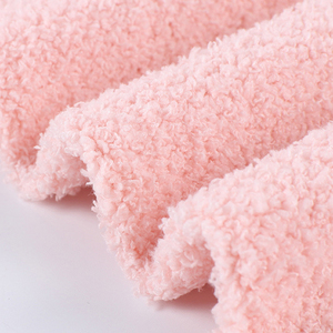 Áo Len Dài Tay Flannel Luxe Nhiều Màu Thịnh Hành Năm 2023 Vải Lông Cừu Polyester Nhà Sản Xuất Cọ Một Bên - Product Image 5