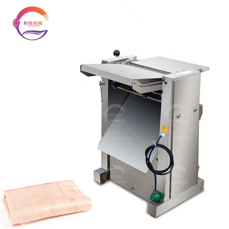 Hoge Kwaliteit Automatische Runderhuid Dunschiller/Varkensschilmachine Varkenshuid Verwijdering Machine Voor Varkensvlees