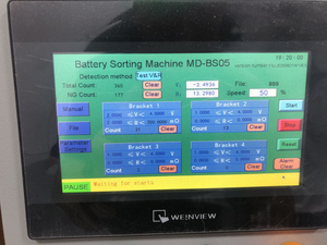 Selector de baterías cilíndricas de litio, máquina de clasificación de separación automática para celdas de batería 18650 21700 - Product Image 6