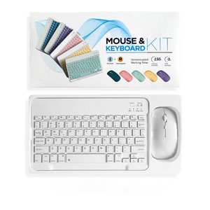 OEM inalámbrico recargable Mini teclado y ratón Kit para computadora móvil tableta portátil teclado y ratón Kit