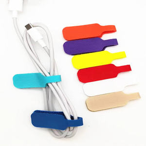 Cintas reutilizables de gancho y bucle para computadoras electrónicas Etiquetas de alambre de cable Gestión de cables Velcroes Etiquetas de alambre de gancho y bucle - Product Image 5