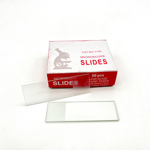Portaobjetos de vidrio de borde pulido desechables de laboratorio portaobjetos de microscopio de 25,4*76,2mm 7105 - Product Image 2