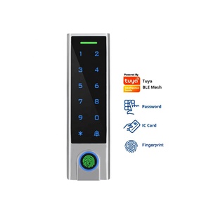 Control DE ACCESO biométrico de huellas dactilares con aplicación Tuya IP68 teclado impermeable pantalla táctil lector de tarjetas RFID con aplicación TTLCOK - Product Image 1
