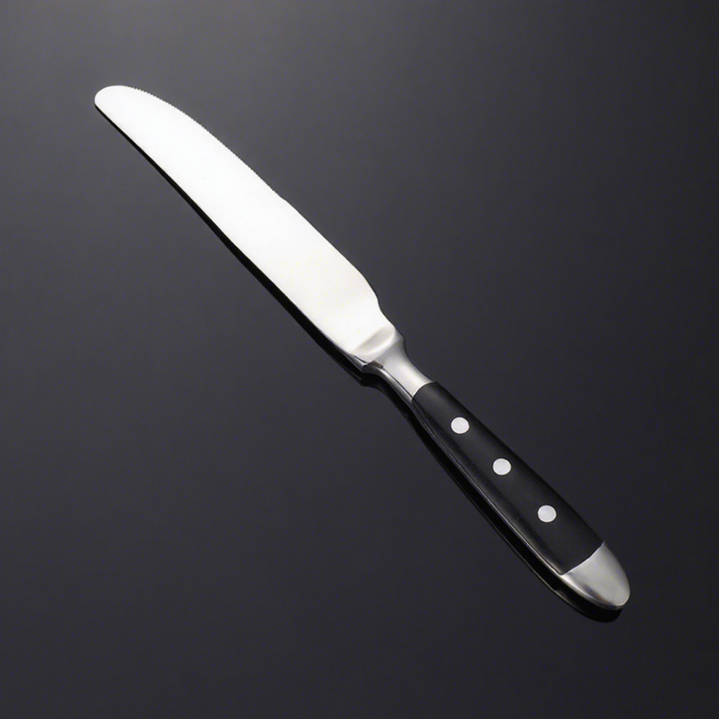 black dinner knife
