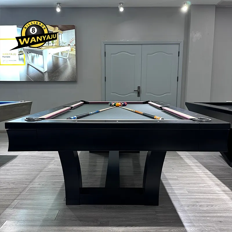 Tabela de bilhar padrão americano 7 pés 8 pés 9 pés preço de pano bilhar a mesa de bilhar EUA mesa de bilhar snooker mesa de bilhar 8 bolas