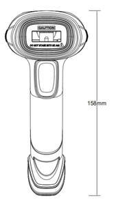 AiGather A-9295XD 1D 2D有线手持条形码扫描仪坚固耐用的手持扫描仪 - Product Image 6