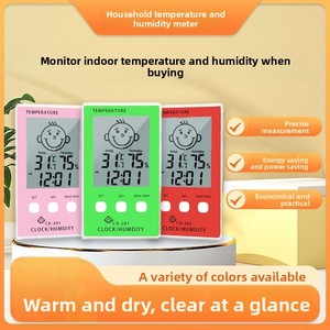Nhiệt kế kỹ thuật số trong nhà và dụng cụ đo độ ẩm bằng nhựa để kiểm soát khí hậu tối ưu OEM & ODM được hỗ trợ - Product Image 5