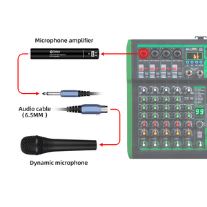 Professional Metal Wired <strong>Microphone</strong> Amplifier Lossless Volume Enhancement for Studio Use - Product Image 4
