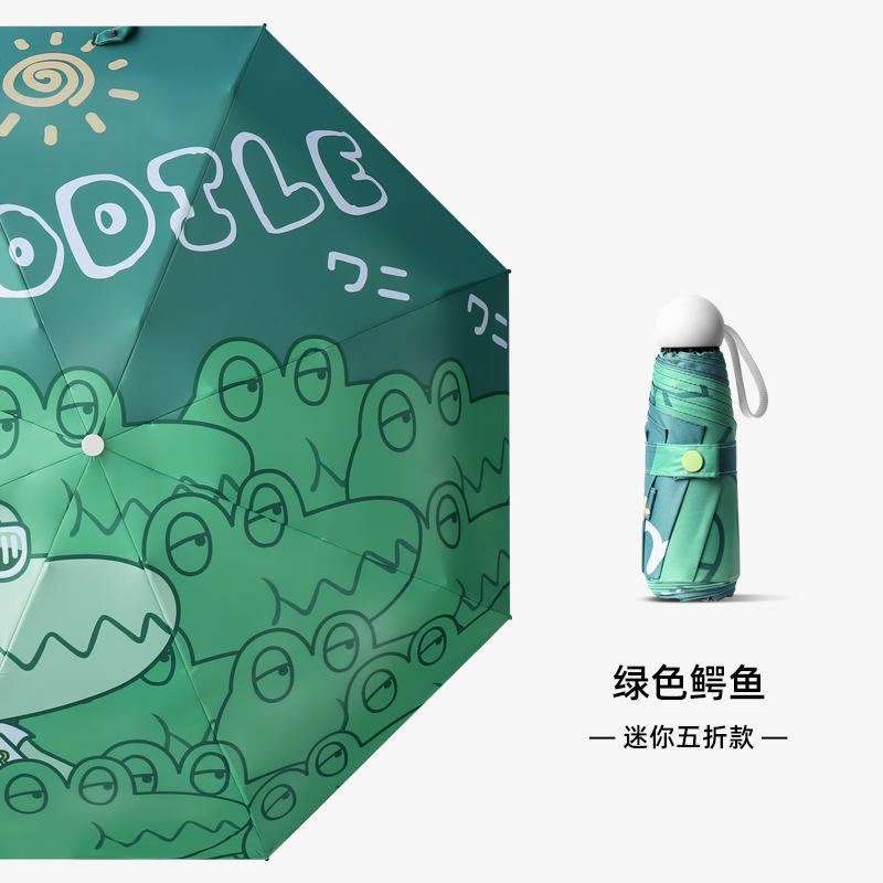 Cinque volte 8 osso nero colla a mano aperta coccodrillo verde