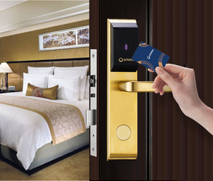 Rf kart kodlayıcı otel anahtar kartı sistem kapı kilidi kart okuyucu şifre kapı dijital kilit - Product Image 5