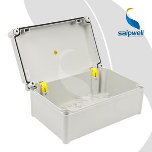 SP-PC โพลีคาร์บอเนตบานพับกล่องกันน้ำขนาดใหญ่กล่องแยกพลาสติก IP67 CE ROHS - Product Image 4