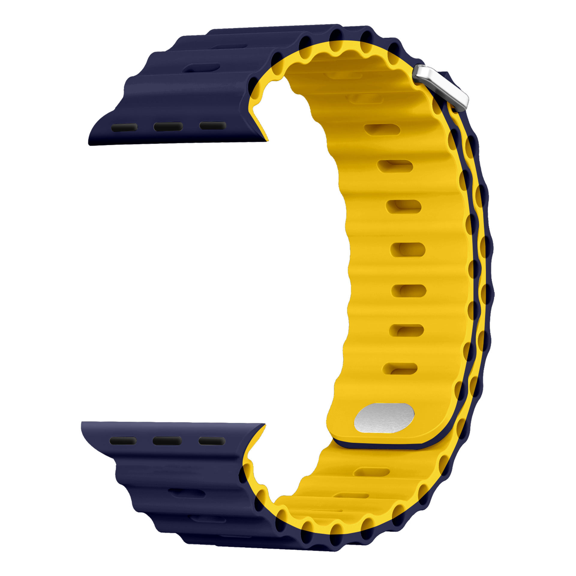 7 bleu nuit jaune