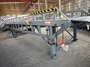 Fabrik 8t 10t China Lieferant Container Ladedock Leveler Hydraulische mobile Dock Laderampe Entladen Hof Rampe für Gabelstapler - Product Image 5