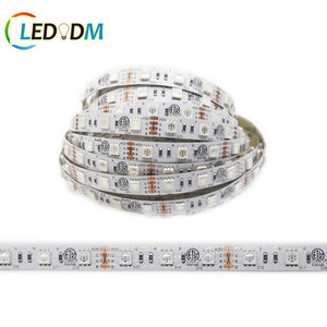แถบไฟ LED ควบคุมระยะไกล5050 RGB RGBW WW PW CW 12V 24V ไฟ LED มีความยืดหยุ่น CE ETL ROHS ผ่าน - Product Image 2