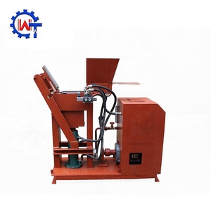 Máquina de fabricación de ladrillos entrelazados de construcción común práctica, máquina de bloques semiautomática - Product Image 3
