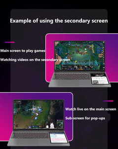 Dual Screen Business Laptops 15 .6&quot;+7&quot; Touch Screen <strong>Netbook</strong> PC Win 11 Intel Celeron N100 16GB+2TB Notebook <strong>Computer</strong> for Student - Product Image 2