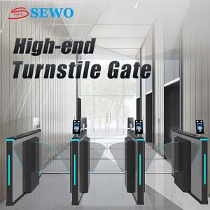 SEWO Face Recognition <strong>Access</strong> <strong>Control</strong> System Turnstile Gate with RFID <strong>Card</strong> <strong>Reader</strong> for Gym Stadium Supermarket Security Gates - Product Image 2