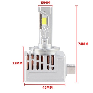 Süper parlak 100W 15000lm D serisi LED farlar otomatik araba D1S D3S D4S D5S D8S