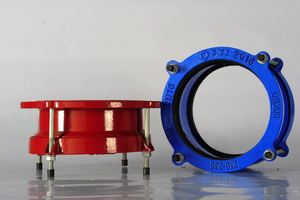 Pn10/16/25 dễ uốn sắt phổ hạn chế mặt bích Adapter linh hoạt phụ kiện đường ống cho PVC HDPE Ống - Product Image 5