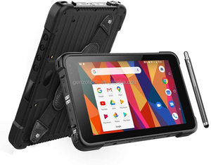 Rfid okuyucu MIL-STD-810G standart ile Genzo Android 12 araç montaj endüstriyel el sağlam tablet