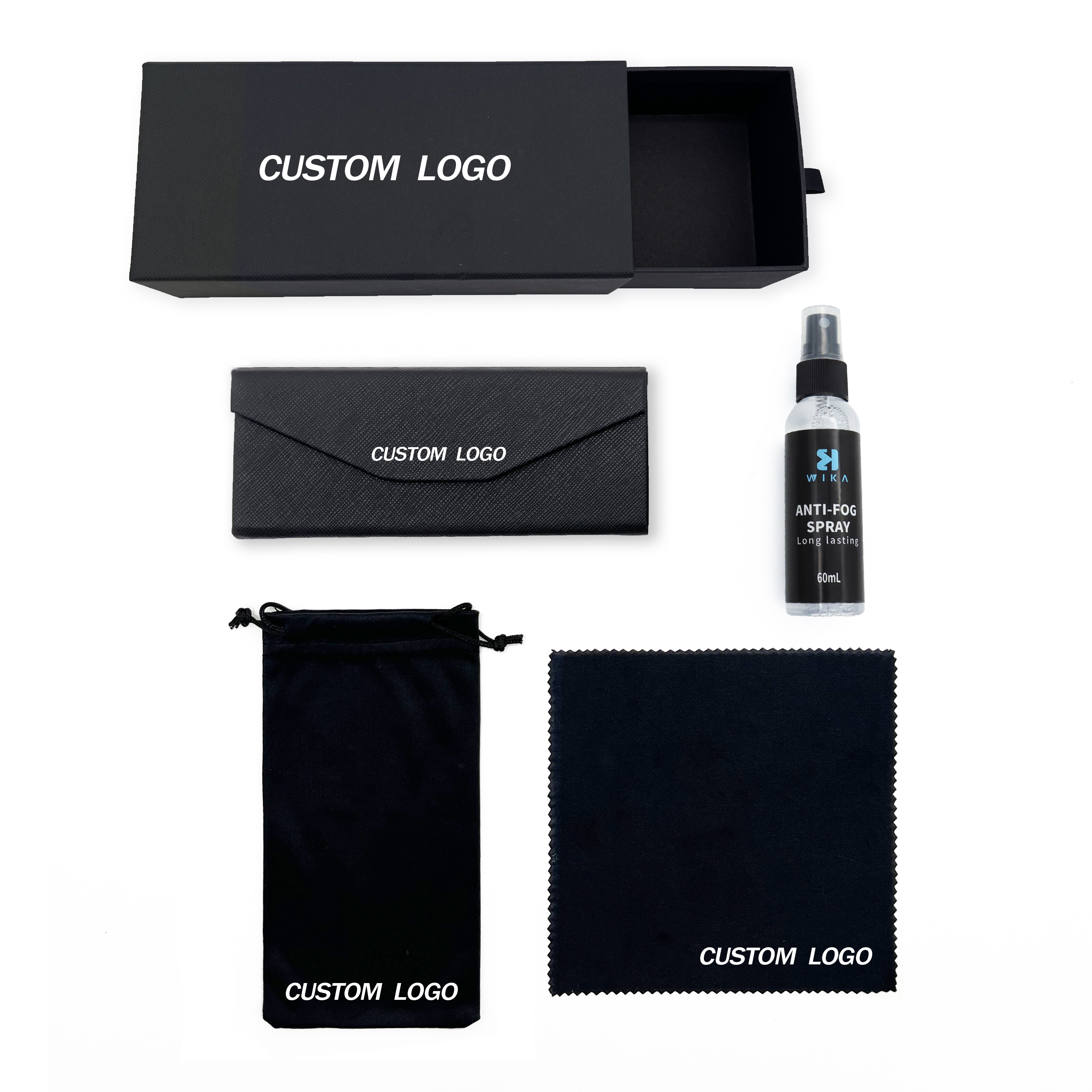 Set Custodia per Occhiali + Spray