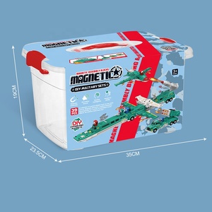 Yeni askeri serisi manyetik 3d hayal Diy bulmaca oyuncak inşaat blokları - Product Image 6
