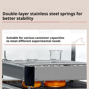 Weiai màn hình cảm ứng mini 18L nhiệt độ không đổi dao động Shaker phòng thí nghiệm quay qua lại lắc nước tắm lồng ấp - Product Image 3