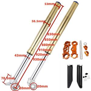 Ebike đình chỉ 53*58.5*830 850mm 880mm 910mm kayo bse xe máy ngược phía trước ngã ba với bảo vệ - Product Image 1