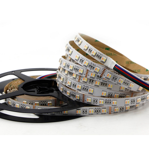 12MM PCB RGBCCT RGBWW 5 IN 1 4 1LED şerit 5050 DC12V/ 24V esnek ışık RGB + beyaz + sıcak beyaz 5 renk 1 <span class=keywords><strong>LED</strong></span> çip <span class=keywords><strong>96</strong></span> LEDS/m